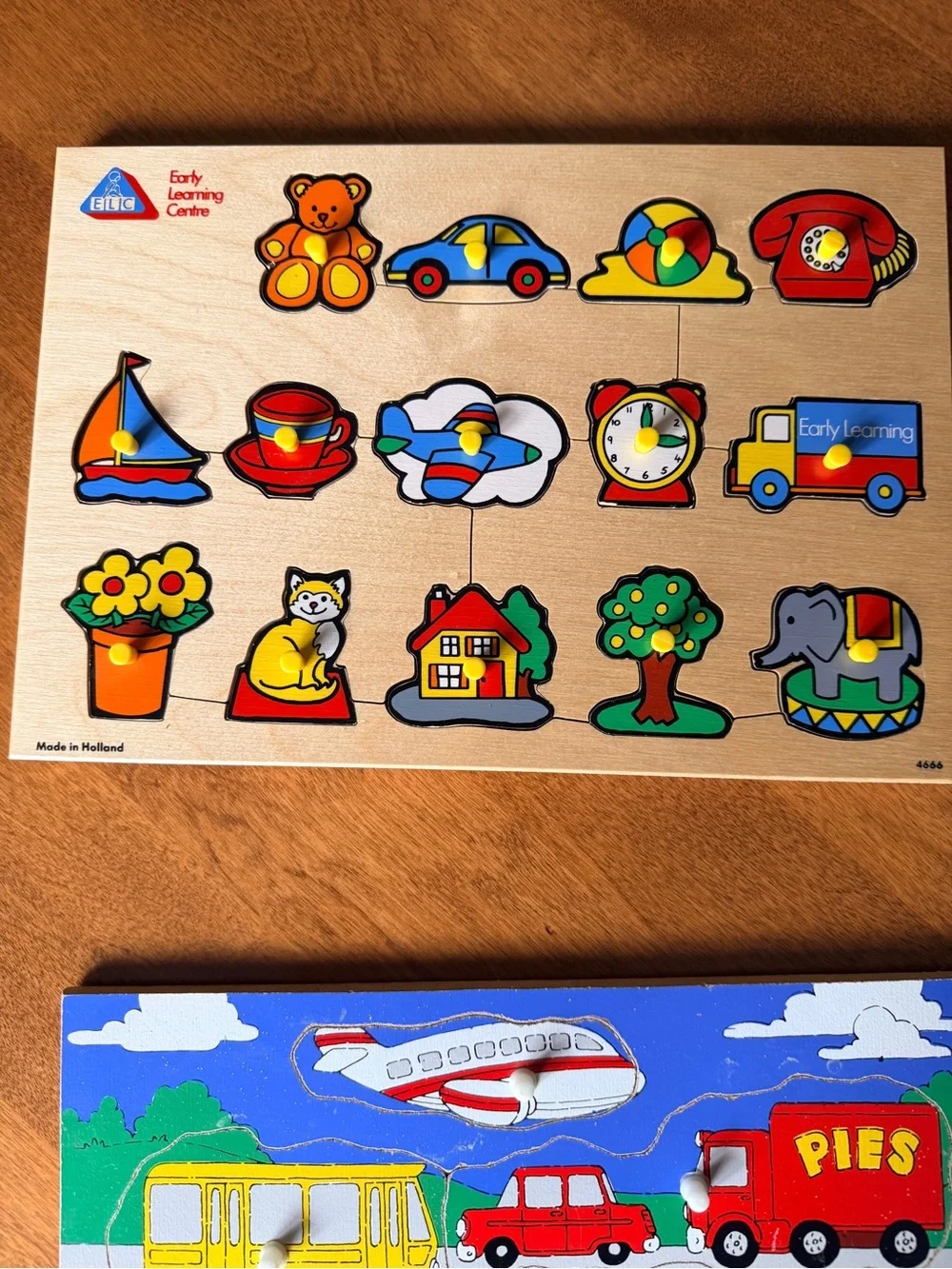 Children’s Kids Puzzles - Set of 4 Wood Puzzles Excellent Condition